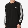 adidas Оригинальные свободные полосатые толстовки с длинными рукавами и брюки комплект для женщин черный GK9078JV9943