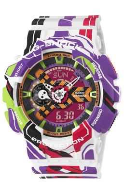 Casio Модель-коллаборация Evangelion Многоцветные G-Shock GA-110EVA30-7AJR Мужские часы,