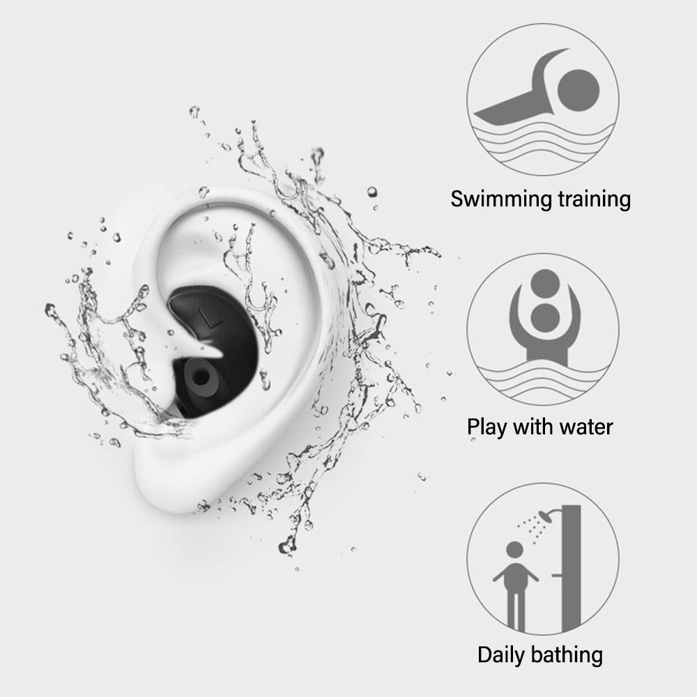 С Чехлом Затычки для ушей Зажим для носа Костюм Силиконовые затычки для ушей Затычки для ушей для плавания Набор Дайвинг/Серфинг/Плавание