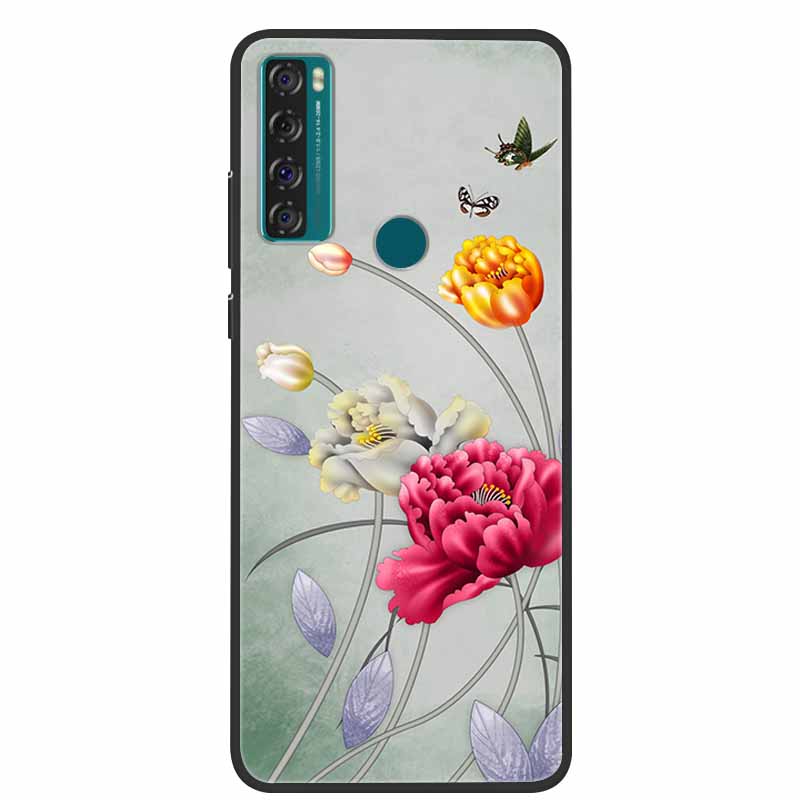 Для TCL 20 SE чехол 205, мягкий силиконовый крутой мультяшный чехол для TCL 20B 6159K, задняя крышка для TCL 20 R 5G 20SE, модные чехлы из ТПУ