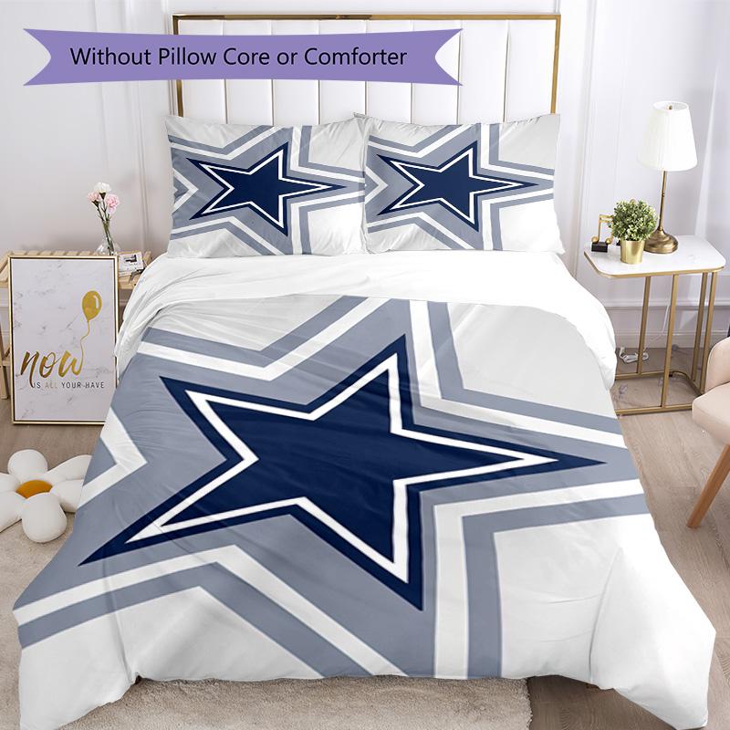 Dallas Bedding Set Breathable Duvet Cover with Pillowcases Decorative Bed Linen for Bedroom Home Decoration Birthday Gift