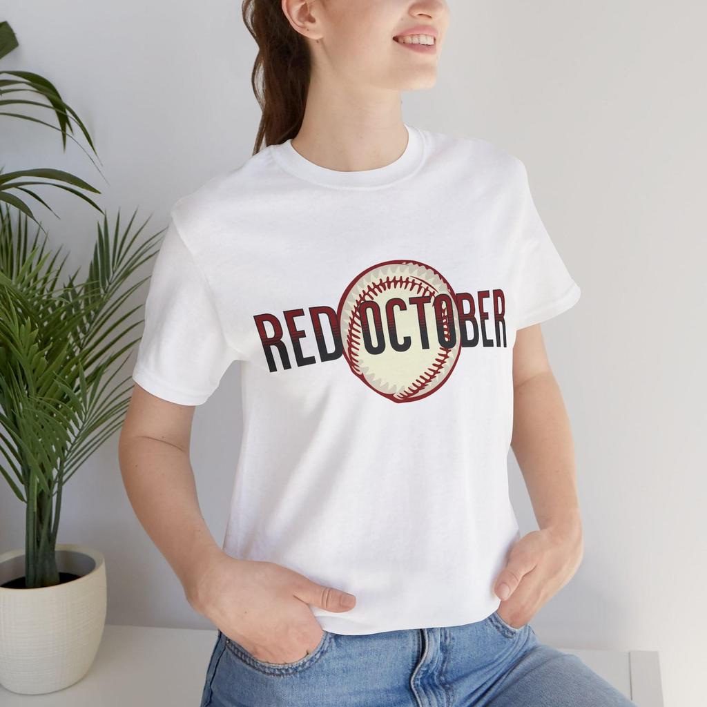Red October Baseball - Baseball Lovers, Unisex Jersey Short Sleeve Tee