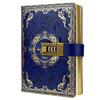 Mazeran Keyed PU Leather Dial Lock Note Travel Daily Retro B6 Lock Horizontal Linked Elegant Notebook Secret Lock Organization Candles School