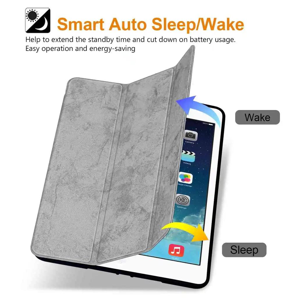 Case For iPad Pro 12.9 with Pencil Holder 2017 2015 Premium PU Leather TPU Soft Cover for iPad Pro 12.9 2020 Case+film