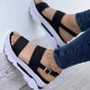 Fashion Women's Sandals Lightweight Heels Sandals For Summer Shoes Women Low Heels Platform Sandals Elegant Woman Heeled Shoes Female