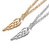 Dooyio Нержавеющая сталь Крылья ангела Подвеска Женские модные украшения Свободное летающее ожерелье Ключичные цепи Подарки на вечеринку