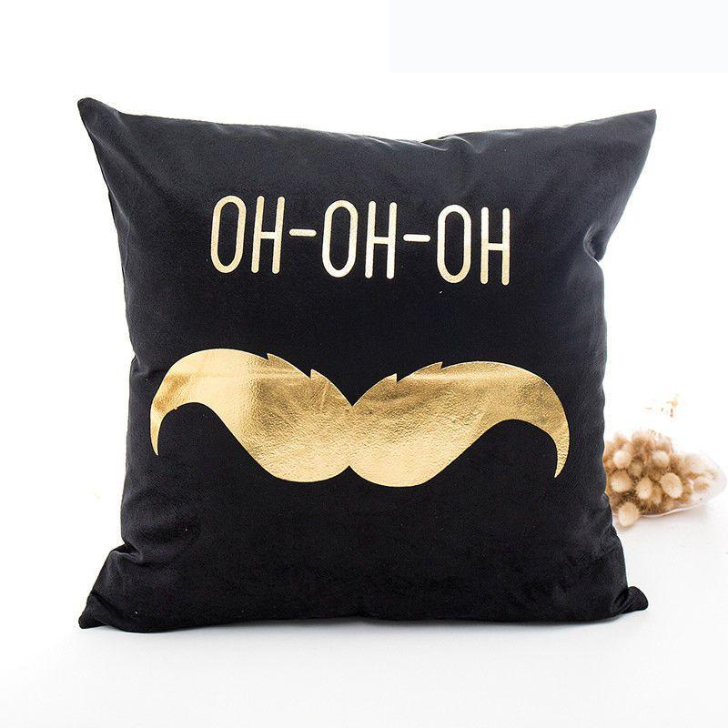 Luxurious Christmas Pillow Case Glitter Cotton Linen Sofa Throw Cushion Cover For Cozy Living