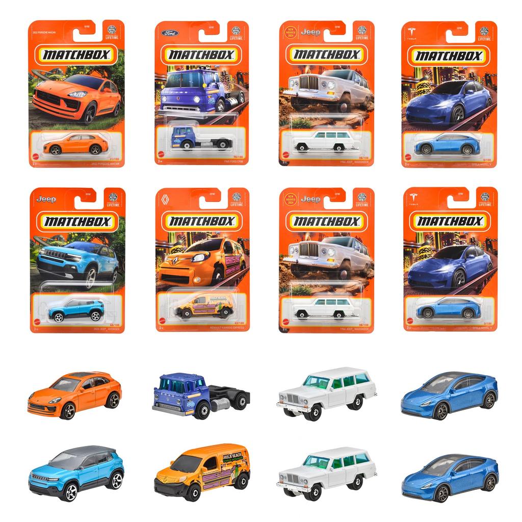 Matchbox Basic Car L Ассортимент Игрушечные машинки Мини Машинки 24 Машинки Коробка Распродажа 3 года и старше Мульти 98BL-30782