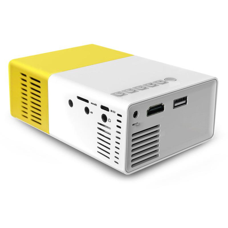 Hot! YG300 1080P Home Theater Cinema Usb Hdmi-compatible AV SD Mini Portable Hd Led Projector