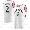 Новая красная майка-сетка без рукавов для баскетбола Kawhi Leonard №2 Raptors, домашняя, с 3D-печатью, для всей семьи, с V-образным вырезом, дышащая футболка