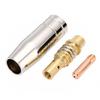 3Pcs MIG 15AK Gas Nozzle Copper Contact Tip Connecting Rod MAG Welding Torch Parts