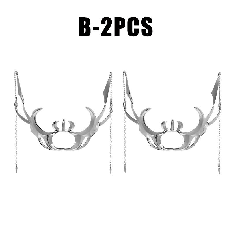 Преувеличивать киберпанк роскошные женские маски мода металлическая цепь нос лицо украшение модные ювелирные изделия маскарад аксессуары подарки