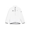 Куртка мужская с логотипом, на молнии, с воротником-стойкой, с длинным рукавом, белая 624901-03