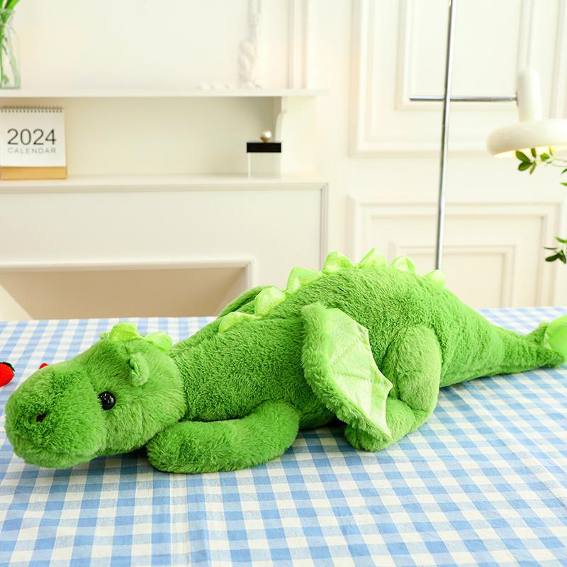 Firebreathing Winged Dragon Doll With Soft Short Plush For Kids Bedroom Decor