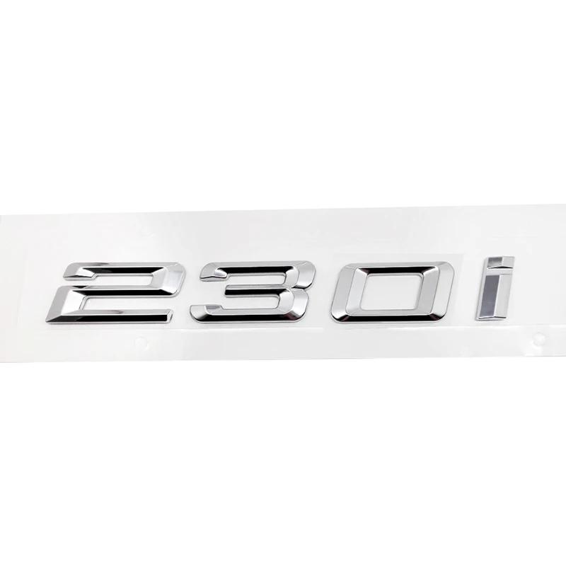 ABS Car Rear Trunk Letters Logo Badge Emblem Sticker For BMW 2 Series 216i 218i 220i 225i 228i 230i 235i 240i F22 F23 F46 F45
