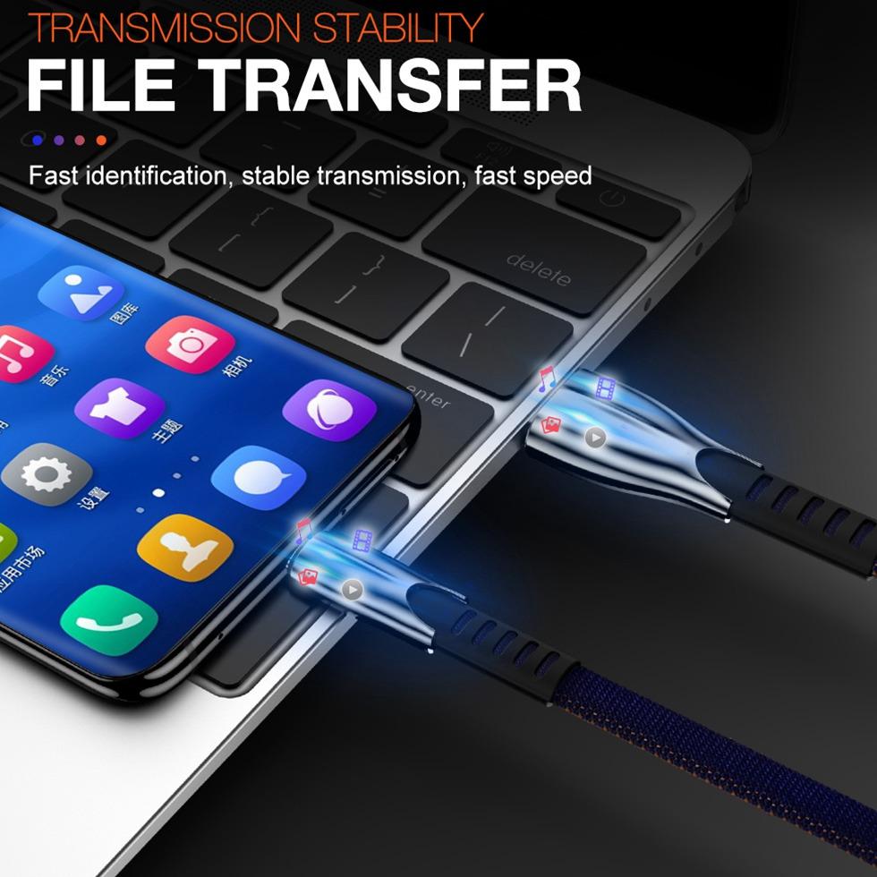 Кабель Micro USB ROCK 2.4A для быстрой зарядки, синхронизации данных, кабель Microusb, шнур для мобильного телефона Android