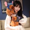 Кукла Капибара 22 см в мультяшной шляпе Пикачу Стич Куроми Мягкие игрушки Мягкие игрушки Милая мультяшная кукла Капибара Подарок