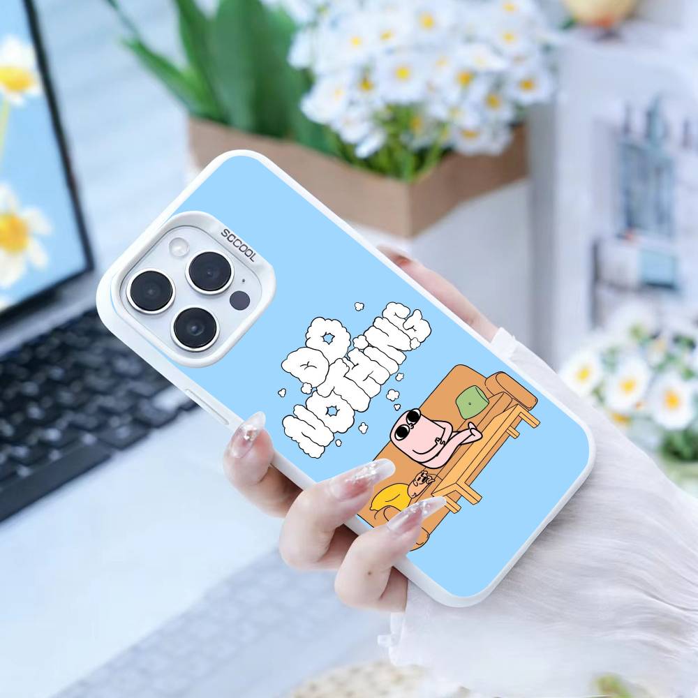 Cute Cartoon K-Ketnipz Noodles Phone Case For IPhone 16 17 15 14 12 13 Pro Max white Color Shockproof Cover