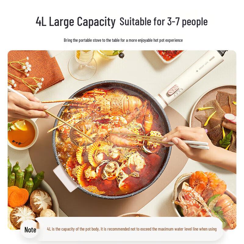 Midea 4L Multi-functional Electric Cooker CN plug (adapter included)