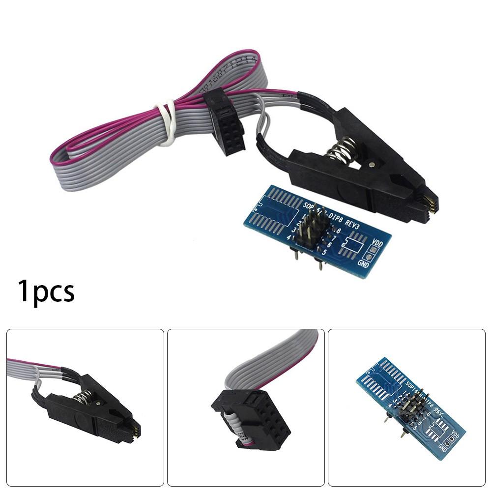 1 комплект CH341A SOP8 - DIP8 тестовый прожиг Cclip для адаптера микросхемы SOIC8 SOP8