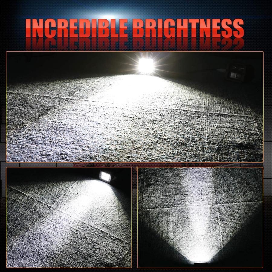 2 шт. 128 Вт 12800 лм CREE светодиодные фары-поды 3 дюйма Внедорожные фары Светодиодные фары для вождения