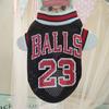 Mesh Breathable Dog Vest T-Shirt Basketball Clothes Dogs Puppy Outfit  for Small Medium Dogs