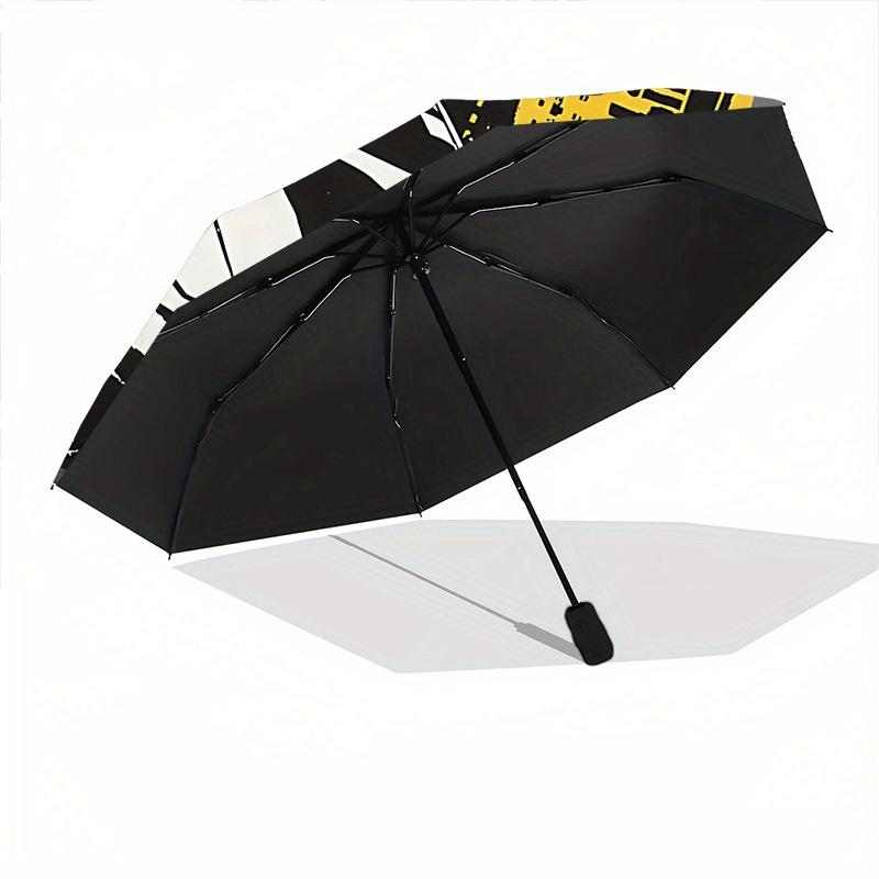 1pc Fast Furious Car Automatic Open/close Umbrella, Heavy-Duty Iron Frame, Folding Portable Design, Travel, Everyday Use201