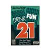 Карточная игра Drink Fun 21 Уморительная карточная игра с выпивкой, похожая на классическую карточную игру 21, но с большим количеством алкоголя 56 шт. Карточки