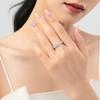 Tancise Classic 925 Sterling Silver  Zircon Ring Ladies Jewelry Wedding Promise Party Gift