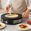 Aluminum Electric Crepe Maker Round Electric Grilling Pan Electric Pancake Machine  Breakfast