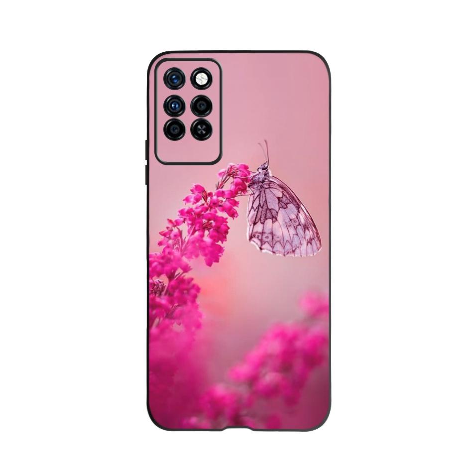 Милый Чехол Для Infinix Note 10 Pro NFC X695C X695 Чехол Для Телефона Черный Силикон Мягкий Чехол Для Infinix Note 10 Funda Note10 Pro 6.95"