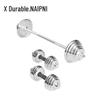 NAIPNI Electroplated Barbell & Dumbbell Set