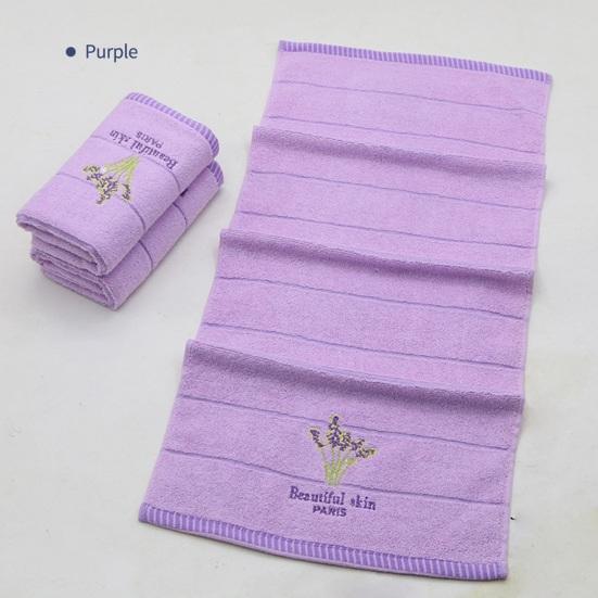 74x33 см прямоугольное сильное водопоглощение, мягкое, очень толстое полотенце для лица для взрослых с узором лаванды, полотенце для ванны и душа, аксессуары для ванной комнаты