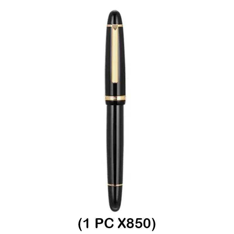 1/5 шт. Перьевая ручка JINHAO X850 Черный корпус Золотой зажим Перо EF/F/M Ираурита для письма Офисные Школьные принадлежности Канцелярские товары