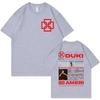 Rapper Duki Tour 2025 Double Sided Print Tshirts Fashion Hip Hop Short Sleeve T Shirts Men Womens High Quality Cotton Tshirts