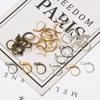 10pcs/Bag Copper Hypoallergenic Rose Gold French Earring Hooks Wire Ear Clasps Settings Base for DIY Jewelry Making