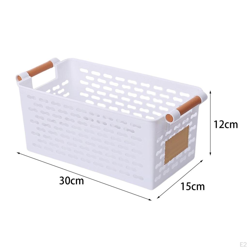 Настольная корзина для хранения косметический органайзер с ручками для дома