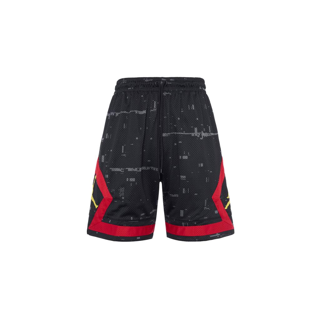 Jordan Logo Printed Straight Loose Casual Shorts Men Bottoms Black AQ0621-010