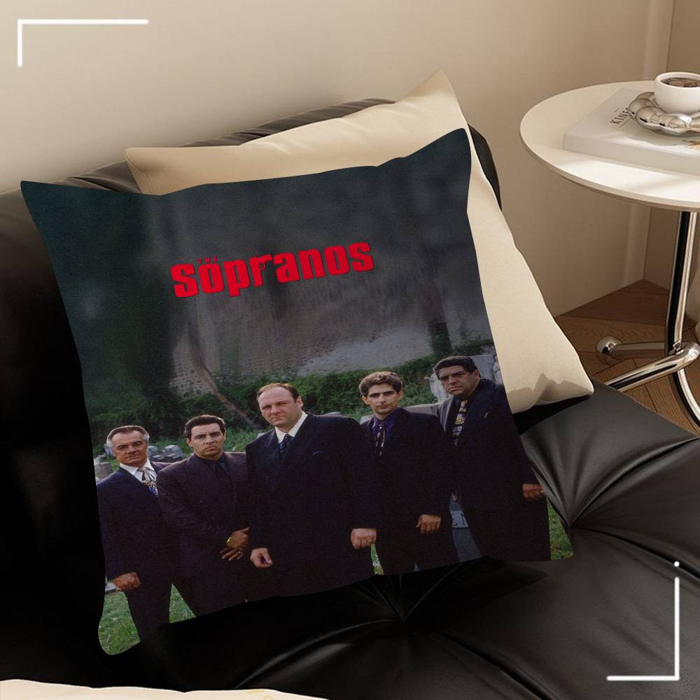 Classic Movie TV Series The Sopranos Pillow Gift Home Office Decoration Bedroom Sofa Car Cushion Cover Case 45x45