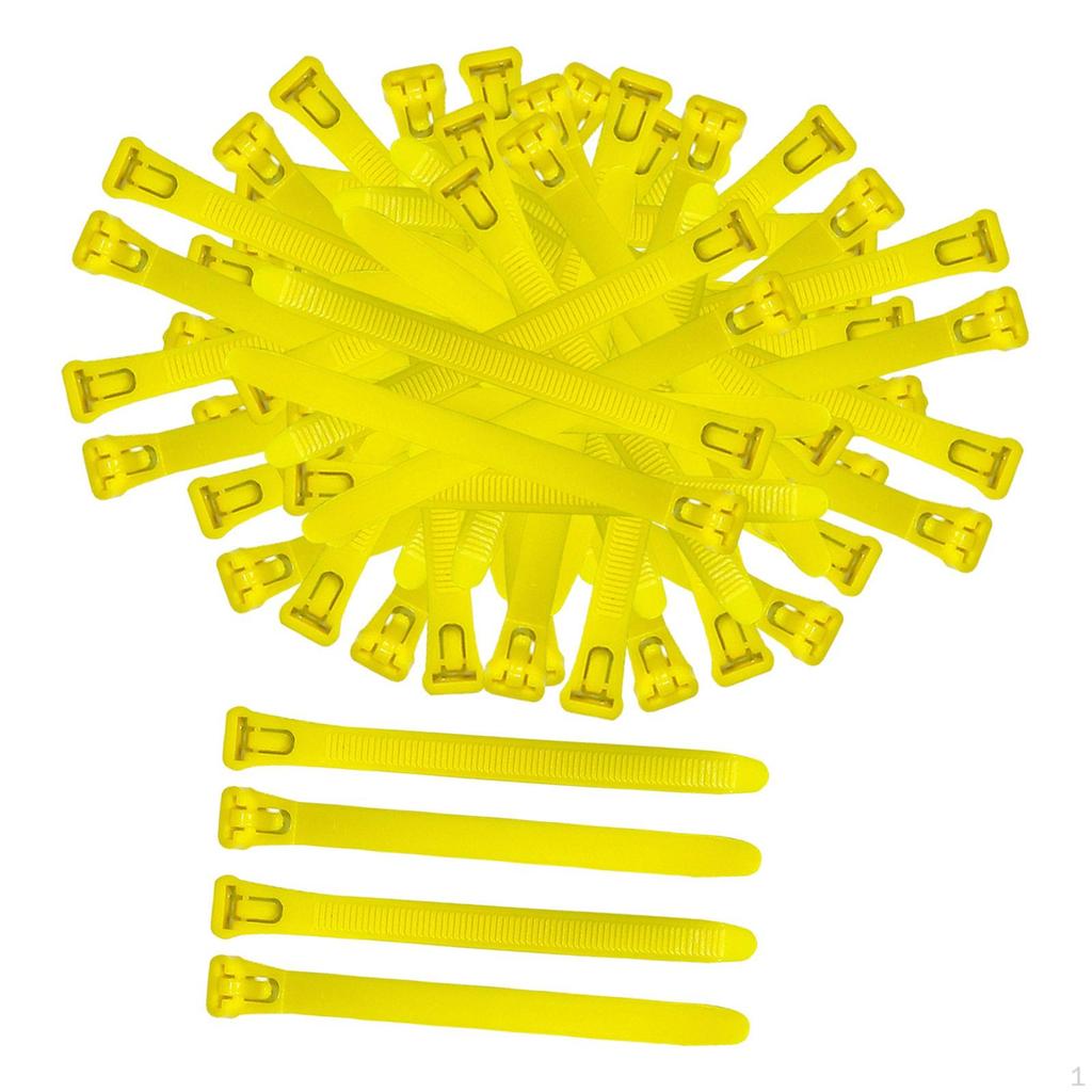 100 Pieces Chicken Leg Bands Poultry Identification Tags Rings for Bantam