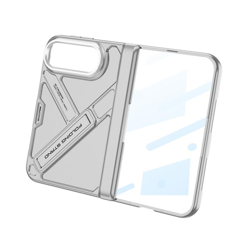 For iPhone Duo Case Hinge Full Coverage Kickstand Luxury Cover with Screen Protector for iPhone Duo