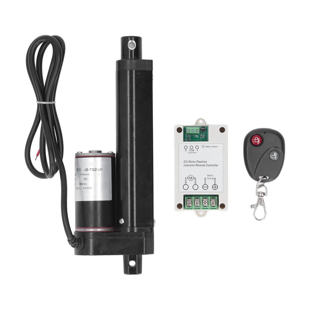 Электрический линейный привод 100 мм ход 1000 Н линейный привод 24 В для машинного оборудования с