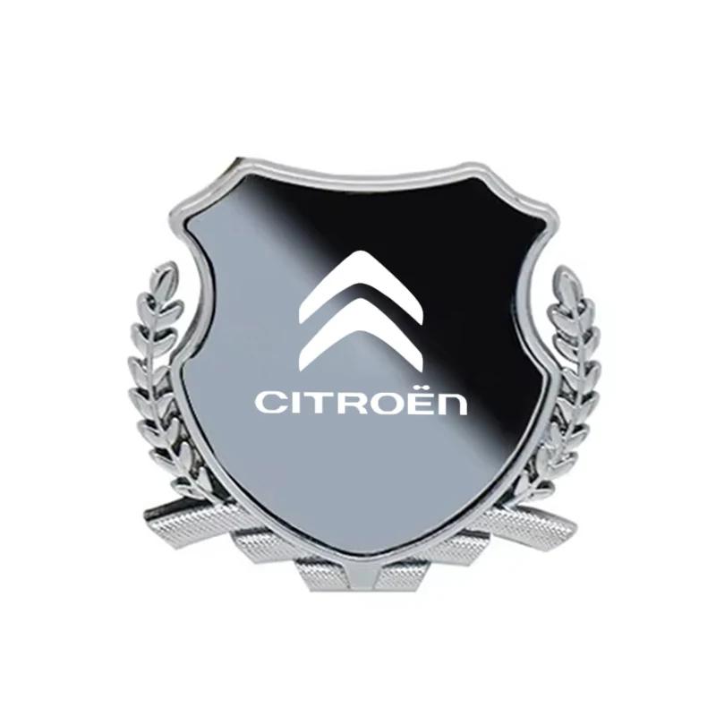 Для Citroen C4 C3 C2 C1 C5 DS3 Berlingo Xsara Grand Picasso Jumper Металлическая Автомобильная Наклейка Mai Sui Боковой Логотип Окно Кузов Автомобильный Логотип