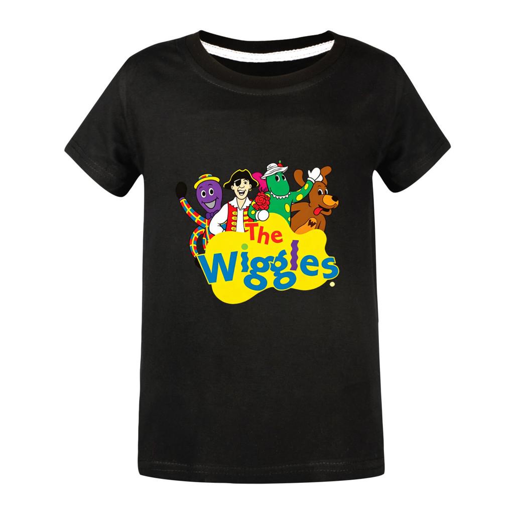 5749 Kids Boys Girls The Wiggles Print Short Sleeves T-Shirt Top