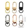 10 шт. Вращающиеся шнурки с карабинами, крючки для ключей, металлические застежки-лобстеры, клипсы для брелоков для изготовления сумок и украшений своими руками