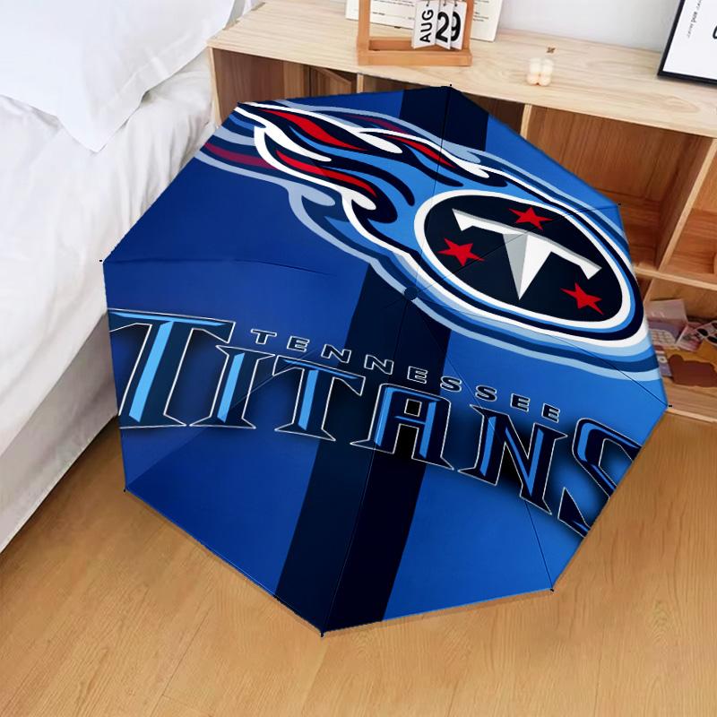 Titans Crest Umbrella Folding umbrella, automatic umbrella 8-Frame for Travel, camping Use Gift for Halloween Christmas