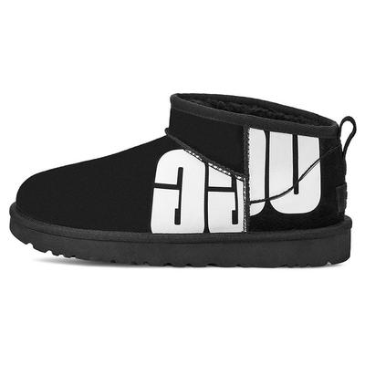 Классические ультра мини ботинки из овчины Chopd, теплые, прочные, классические мини ботинки для снега, женские ботинки, черные 1126373-BLK