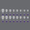 420Pcs/Box Fake Clear Easy Long To Paste Nails Lasting Removable Matte Nail Extension Acrylic Extra