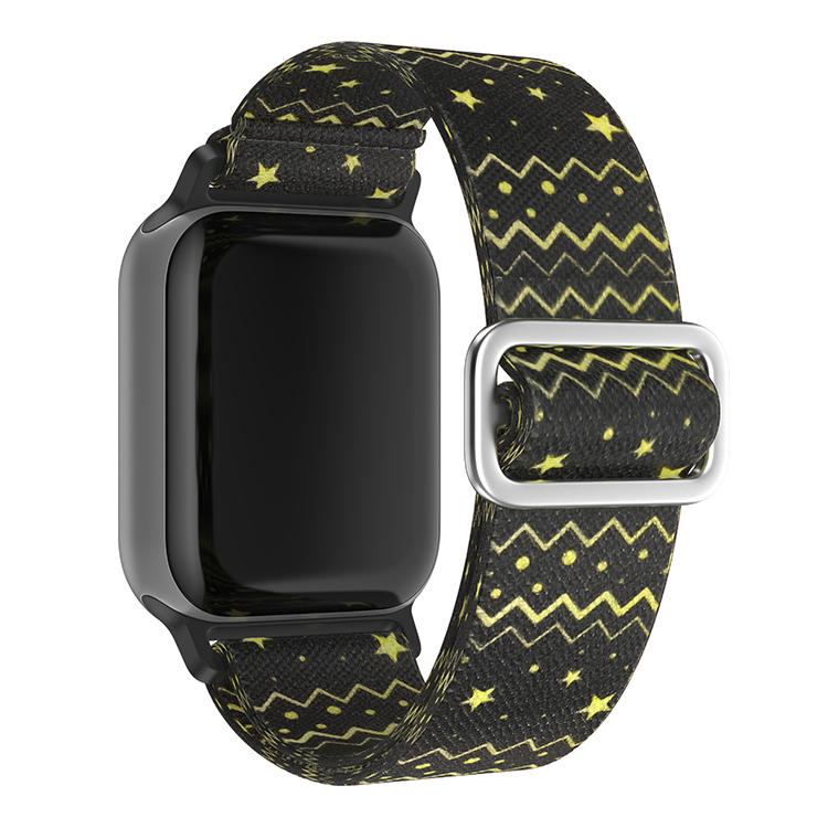 Рождественский ремешок для Apple Watch Band 46/42 мм 45/41 мм 44/40 мм 49 мм Эластичный нейлоновый браслет correa iWatch series 11/10/9/8/SE/Ultra