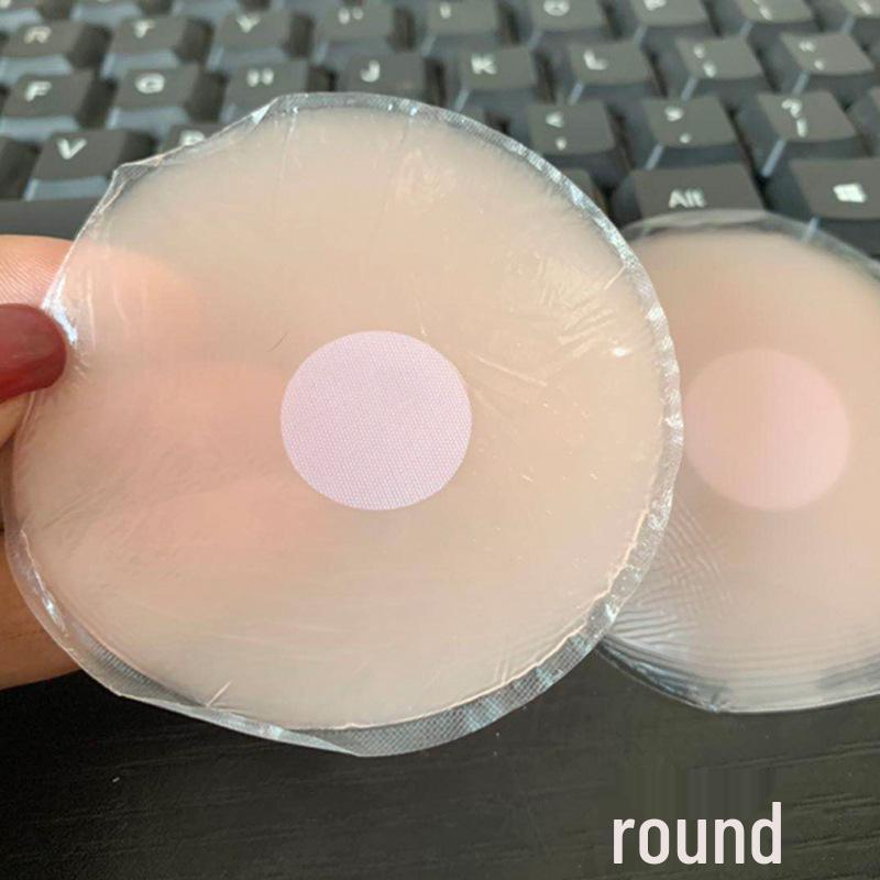 Silicone Waterproof Nipple Covers: Anti-Exposure, Invisible Breast Pasties for Men & Women, Ideal for Swimming and Concealment.